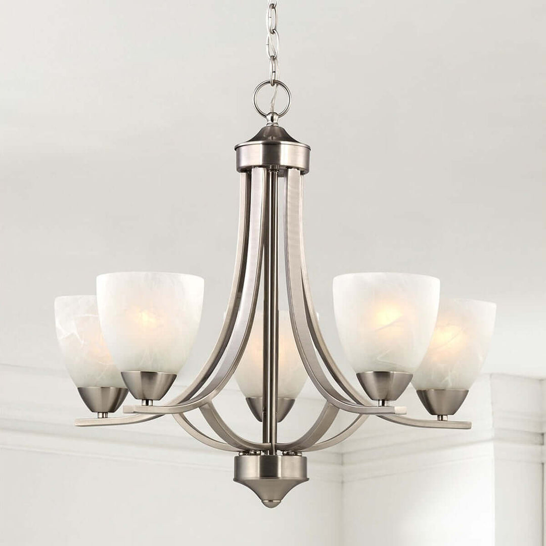 Kavroli Chandelier – French Minimalist Glass Chandelier