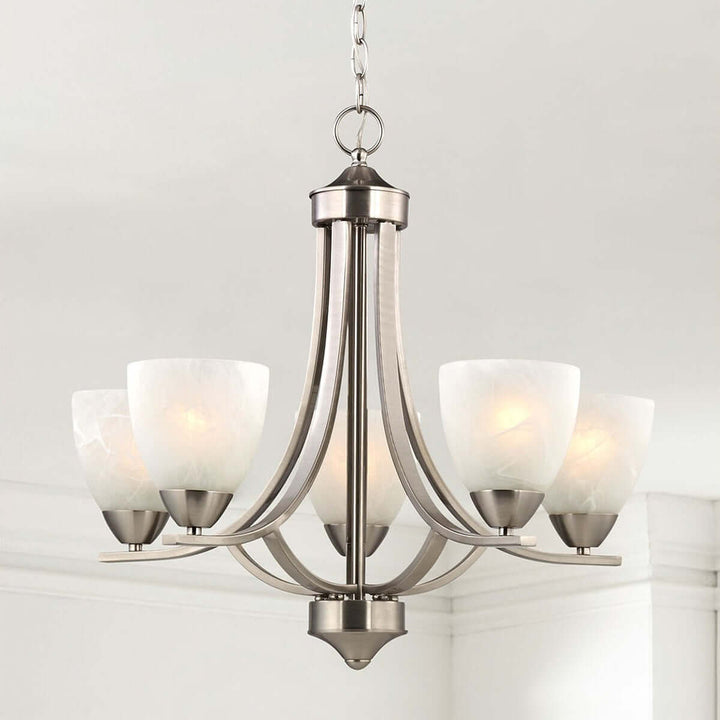Kavroli Chandelier – French Minimalist Glass Chandelier