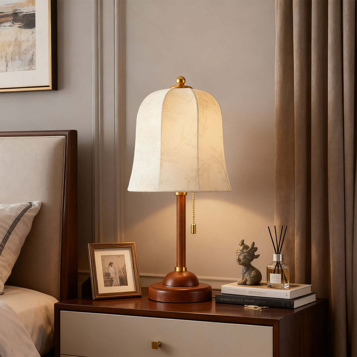Kelma Fabric Table Lamp – Vintage French Fabric Reading