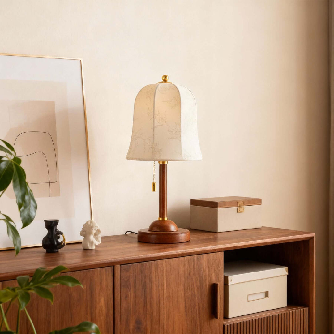 Kelma Fabric Table Lamp – Vintage French Fabric Reading
