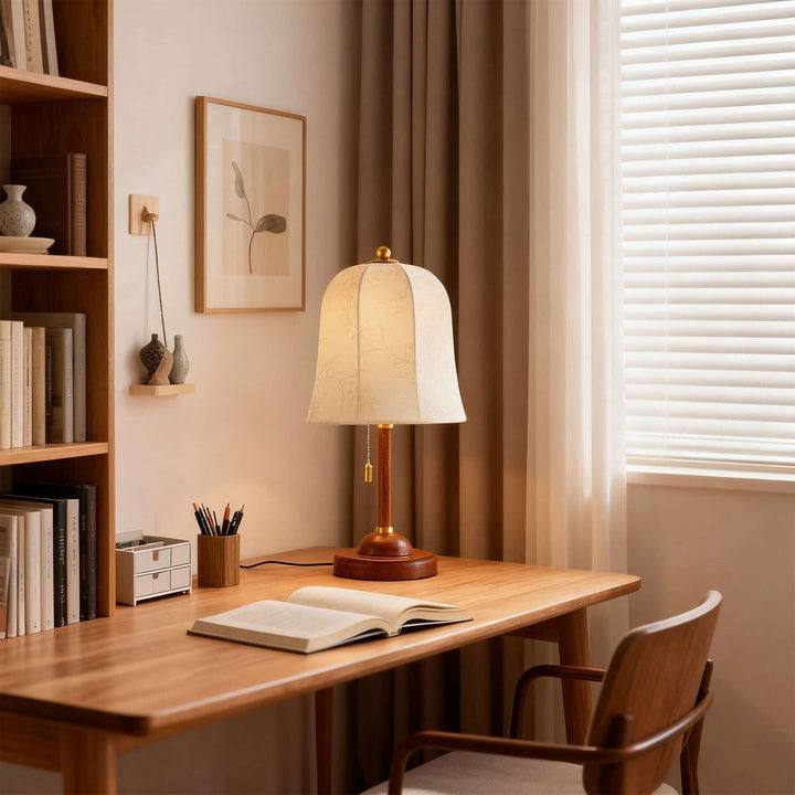 Kelma Fabric Table Lamp – Vintage French Fabric Reading