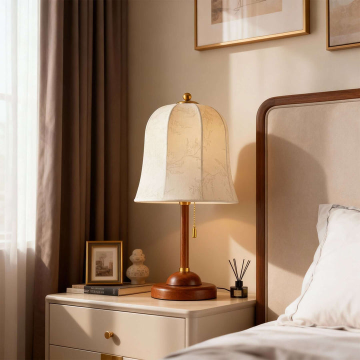 Kelma Fabric Table Lamp – Vintage French Fabric Reading
