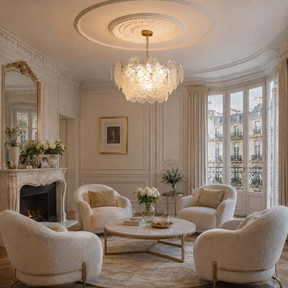 Kendall Chandelier – Modern Elegant Glass Chandelier for Dining Room | Vinlighting