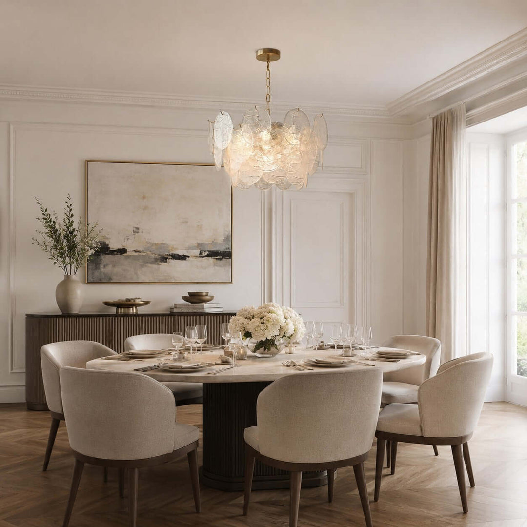 Kendall Chandelier – Modern Elegant Glass Chandelier for Dining Room | Vinlighting