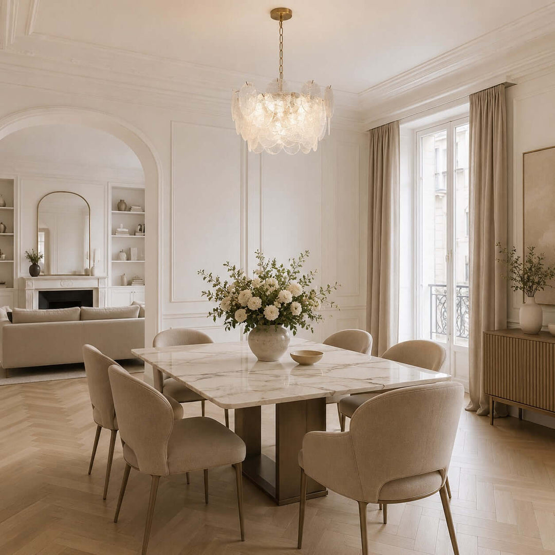 Kendall Chandelier – Modern Elegant Glass Chandelier for Dining Room | Vinlighting