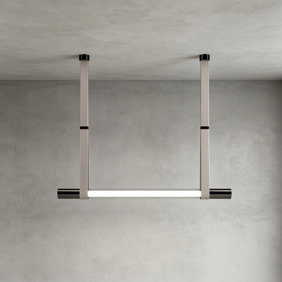 Kenton Linear Chandelier | Minimalist Glass Dining Room Fixture | Vinlighting