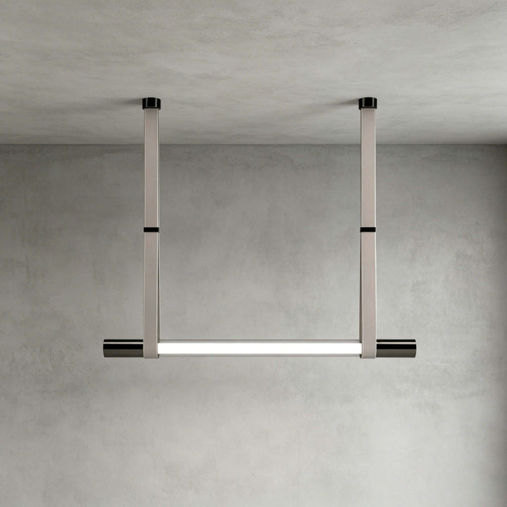 Kenton Linear Chandelier | Minimalist Glass Dining Room Fixture | Vinlighting