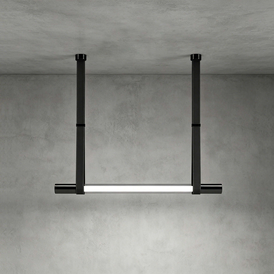 Kenton Linear Chandelier | Minimalist Glass Dining Room Fixture | Vinlighting