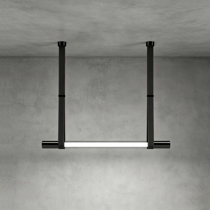 Kenton Linear Chandelier | Minimalist Glass Dining Room Fixture | Vinlighting