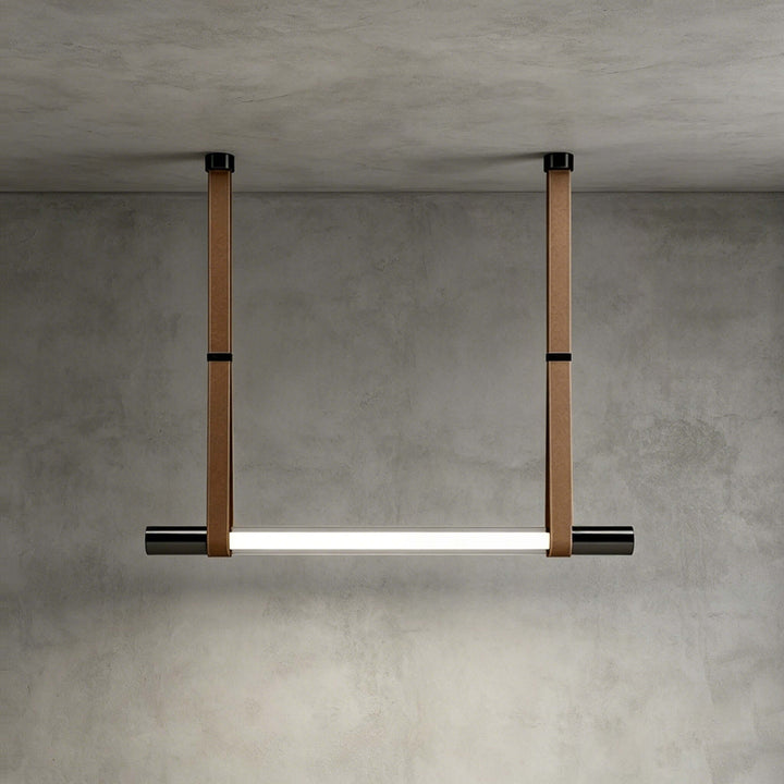 Kenton Linear Chandelier | Minimalist Glass Dining Room Fixture | Vinlighting
