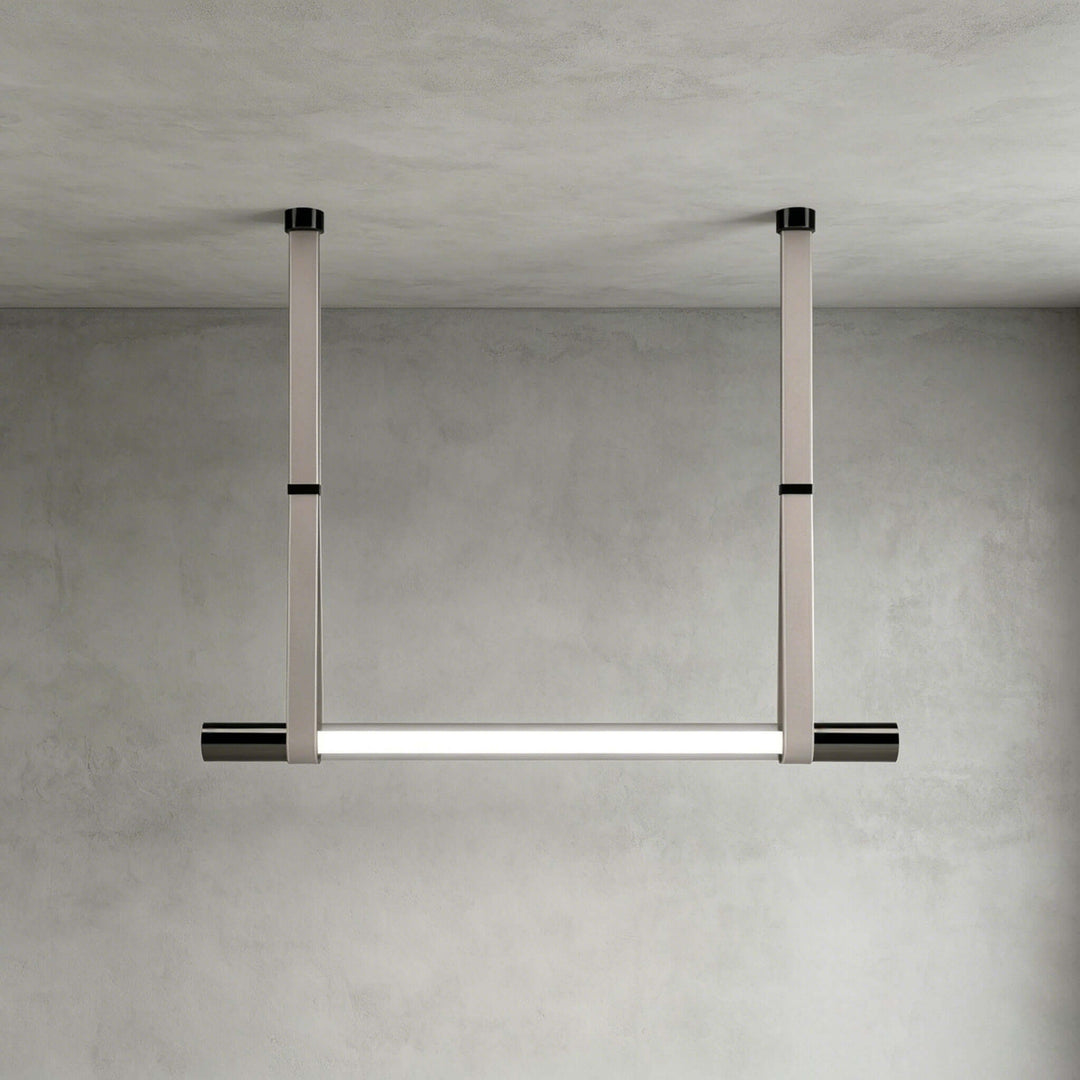 Kenton Linear Chandelier | Minimalist Glass Dining Room Fixture | Vinlighting