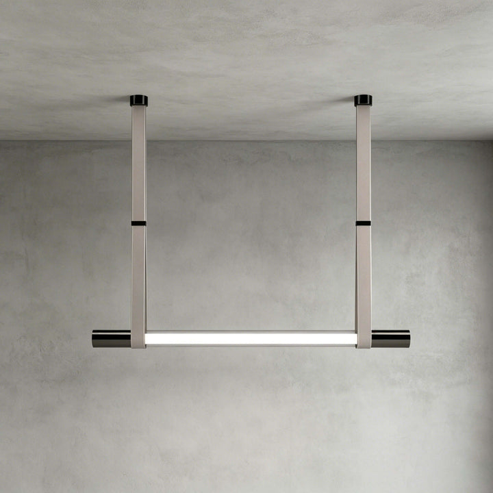 Kenton Linear Chandelier | Minimalist Glass Dining Room Fixture | Vinlighting