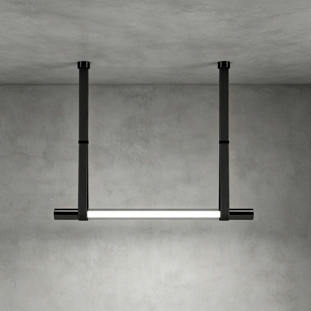 Kenton Linear Chandelier | Minimalist Glass Dining Room Fixture | Vinlighting