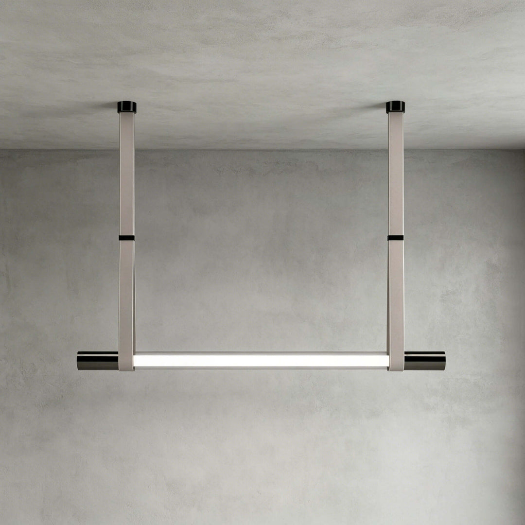 Kenton Linear Chandelier | Minimalist Glass Dining Room Fixture | Vinlighting