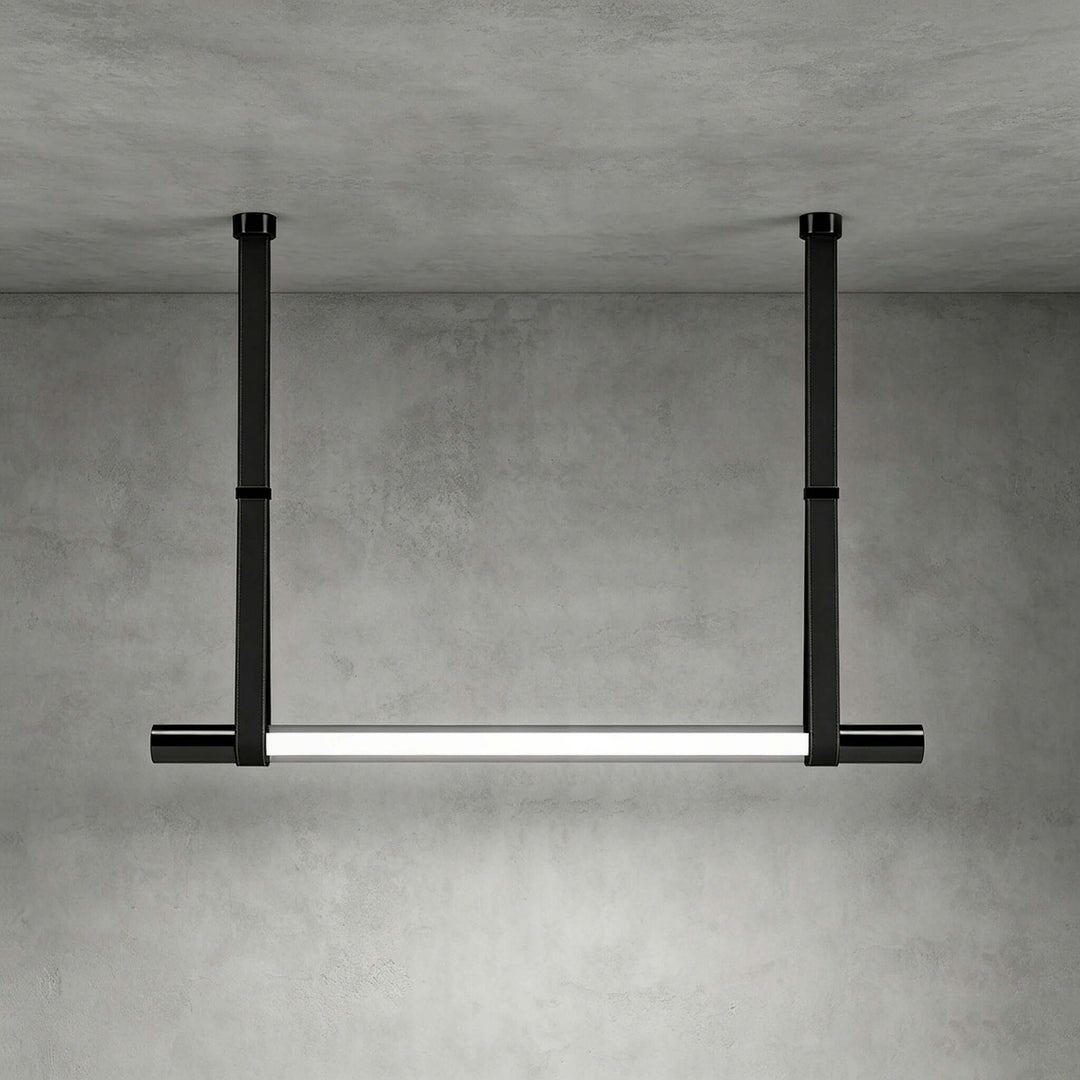Kenton Linear Chandelier | Minimalist Glass Dining Room Fixture | Vinlighting