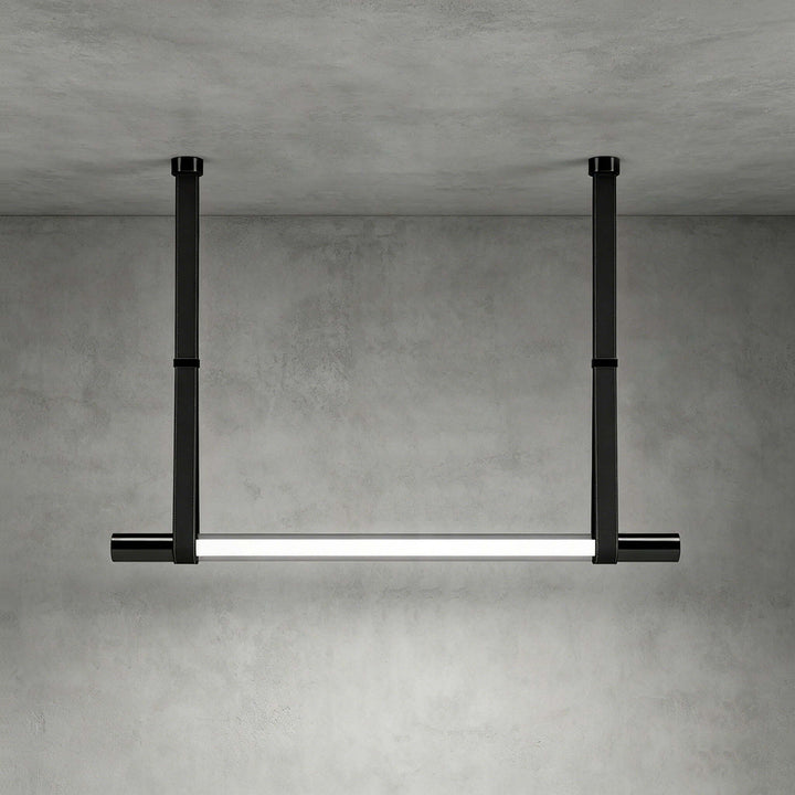 Kenton Linear Chandelier | Minimalist Glass Dining Room Fixture | Vinlighting
