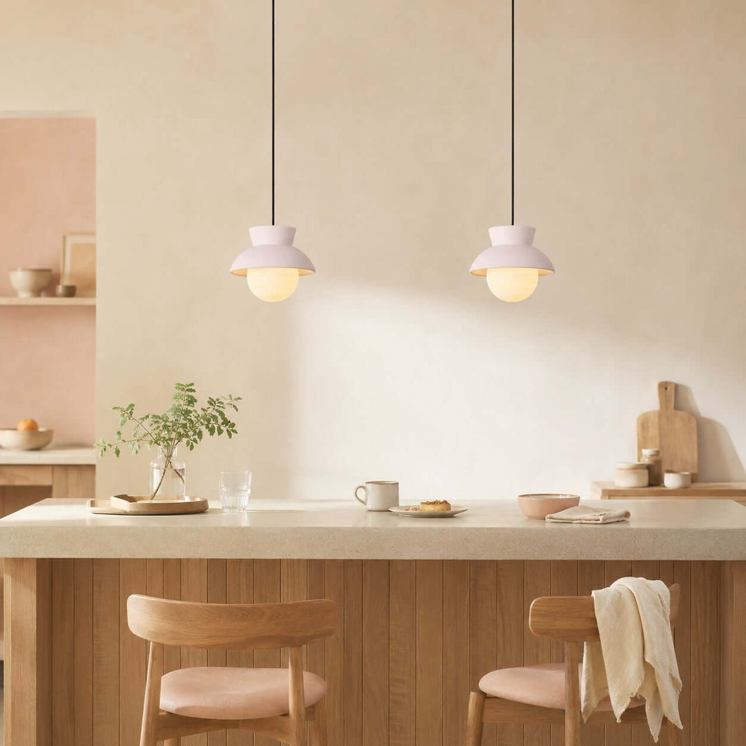 Kessan Pendant Light Style B | Modern Ceramic Pendant for Bedroom