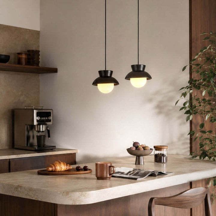 Kessan Pendant Light Style B | Modern Ceramic Pendant for Bedroom