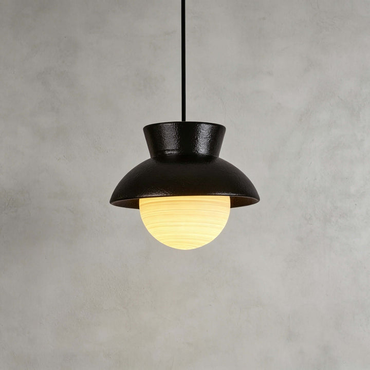 Kessan Pendant Light Style B | Modern Ceramic Pendant for Bedroom