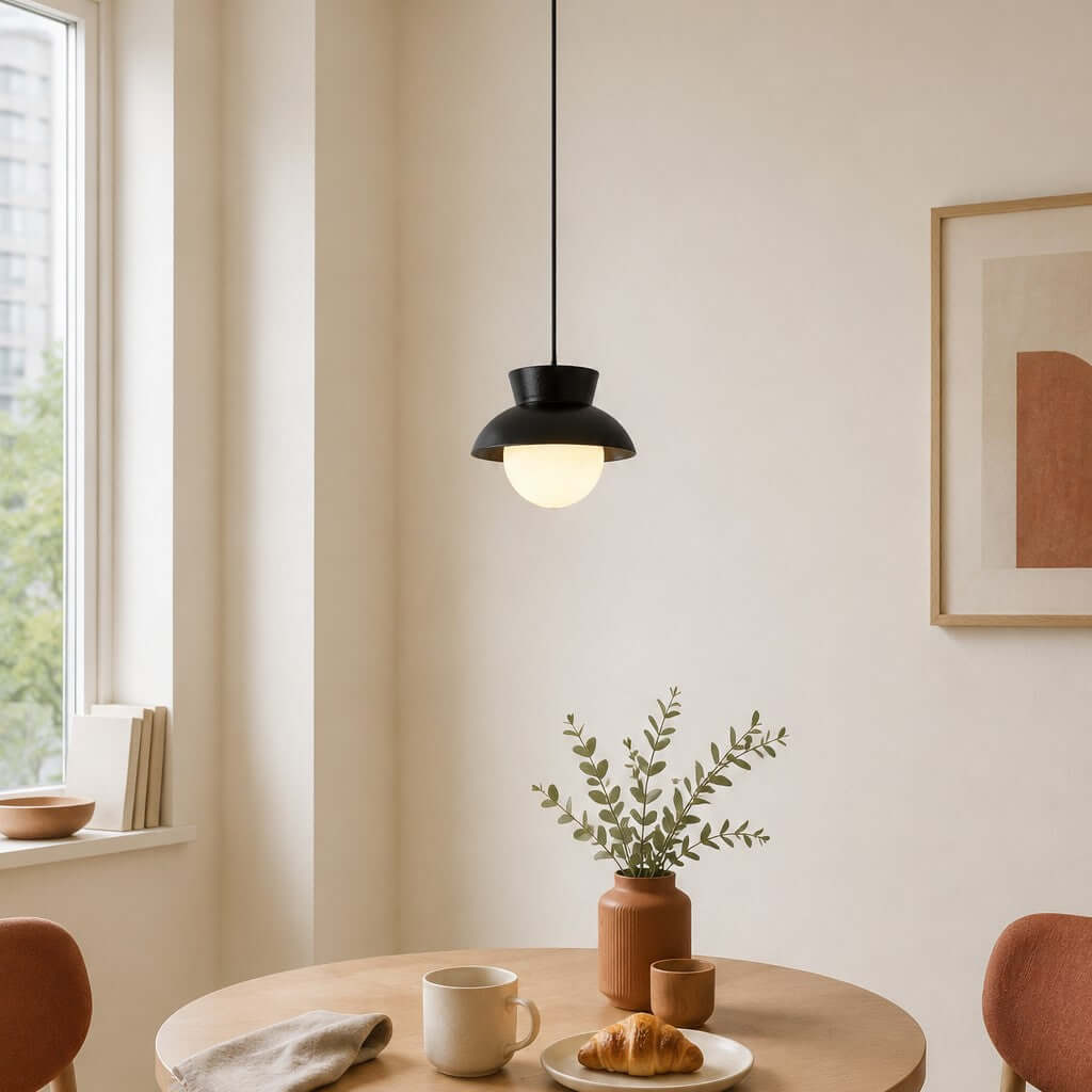 Kessan Pendant Light Style B | Modern Ceramic Pendant for Bedroom