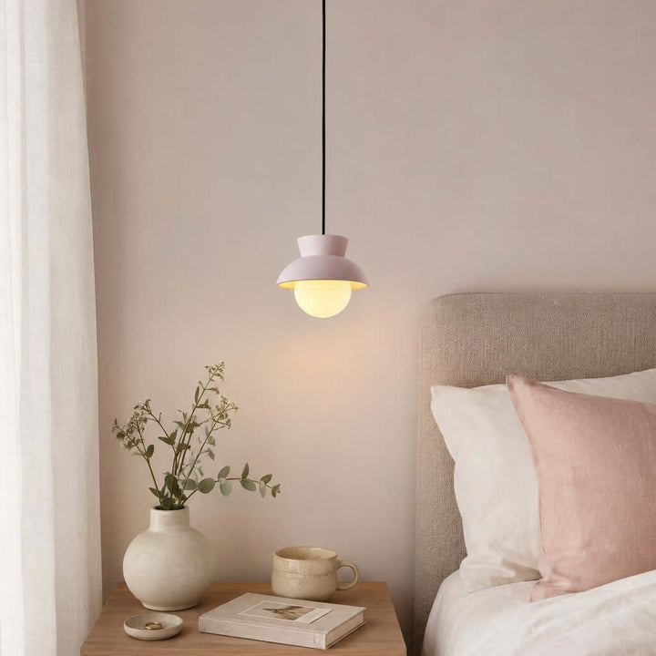 Kessan Pendant Light Style B | Modern Ceramic Pendant for Bedroom