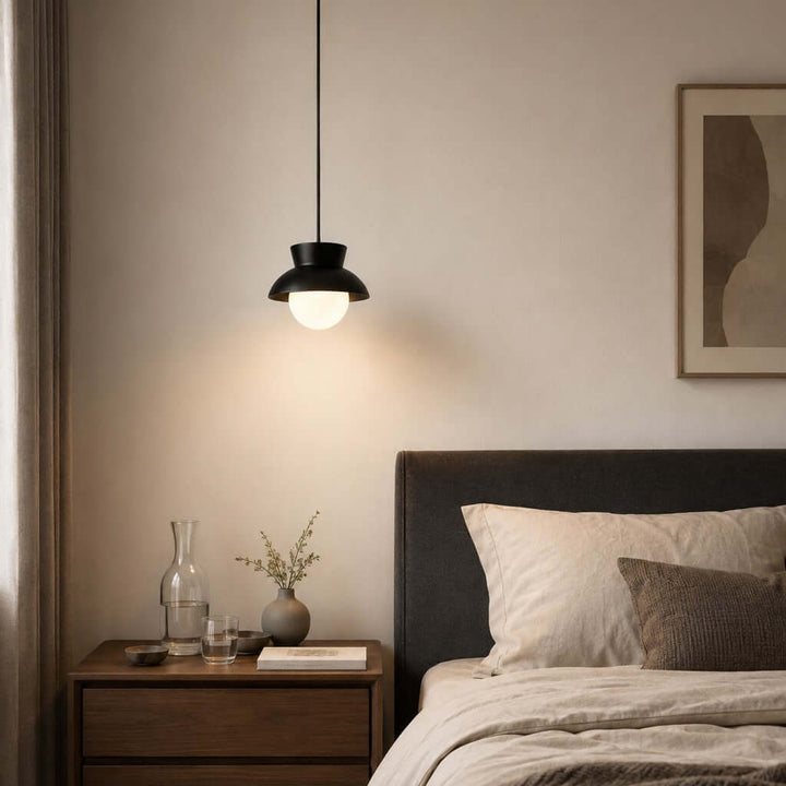 Kessan Pendant Light Style B | Modern Ceramic Pendant for Bedroom