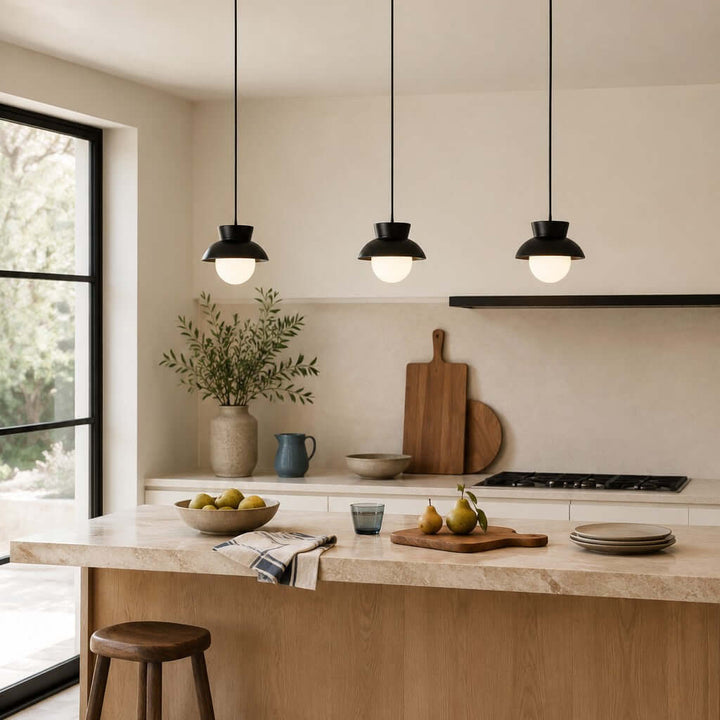 Kessan Pendant Light Style B | Modern Ceramic Pendant for Bedroom