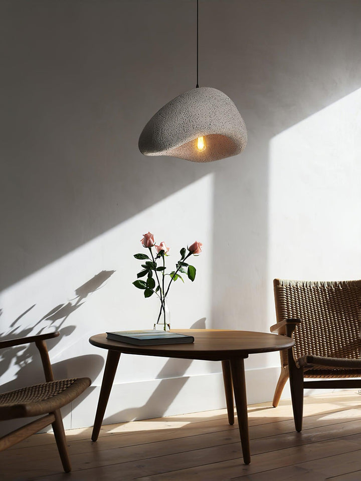 Khmara Halia | Resin Pendant Light for Bedroom in Art Deco White | Vinlighting | Vinlighting