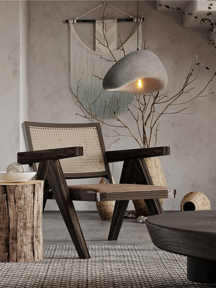 Khmara Halia | Resin Pendant Light for Bedroom in Art Deco White | Vinlighting | Vinlighting