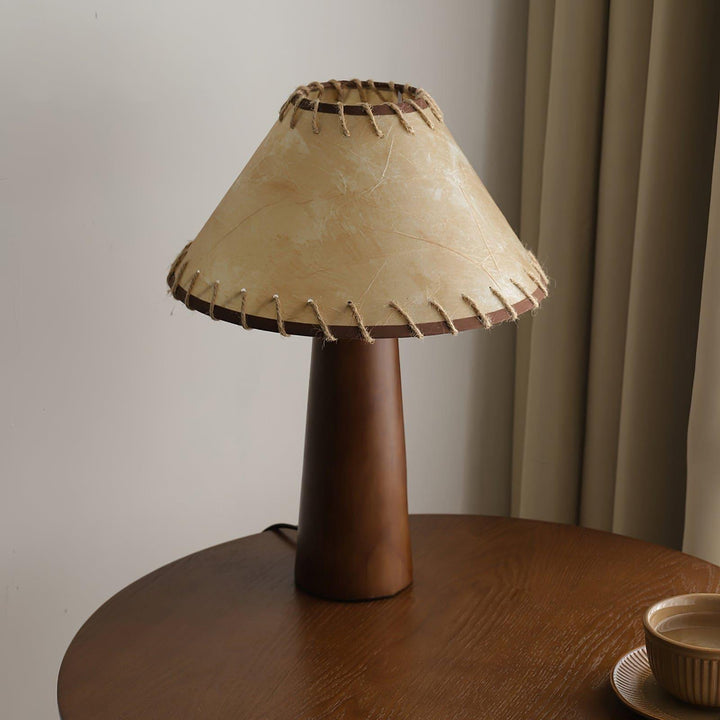 Kibo Wood Table Lamp - Vintage Charm | Vinlighting | Vinlighting | Vinlighting