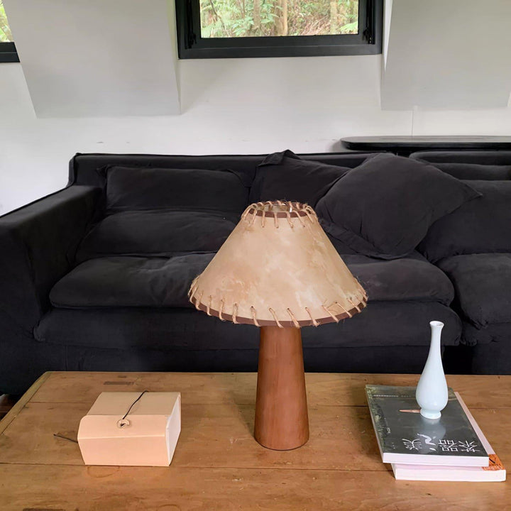 Kibo Wood Table Lamp - Vintage Charm | Vinlighting | Vinlighting | Vinlighting