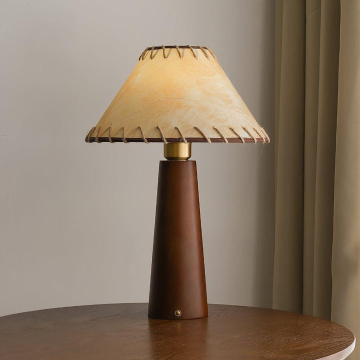Kibo Wood Table Lamp - Vintage Charm | Vinlighting | Vinlighting | Vinlighting