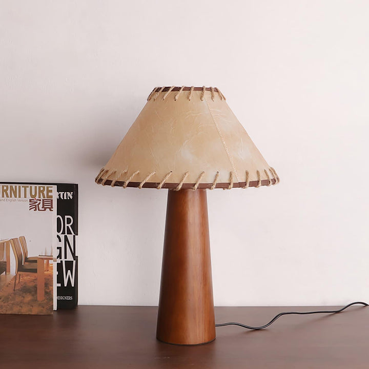 Kibo Wood Table Lamp - Vintage Charm | Vinlighting | Vinlighting | Vinlighting