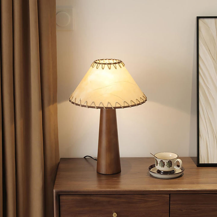 Kibo Wood Table Lamp - Vintage Charm | Vinlighting | Vinlighting | Vinlighting
