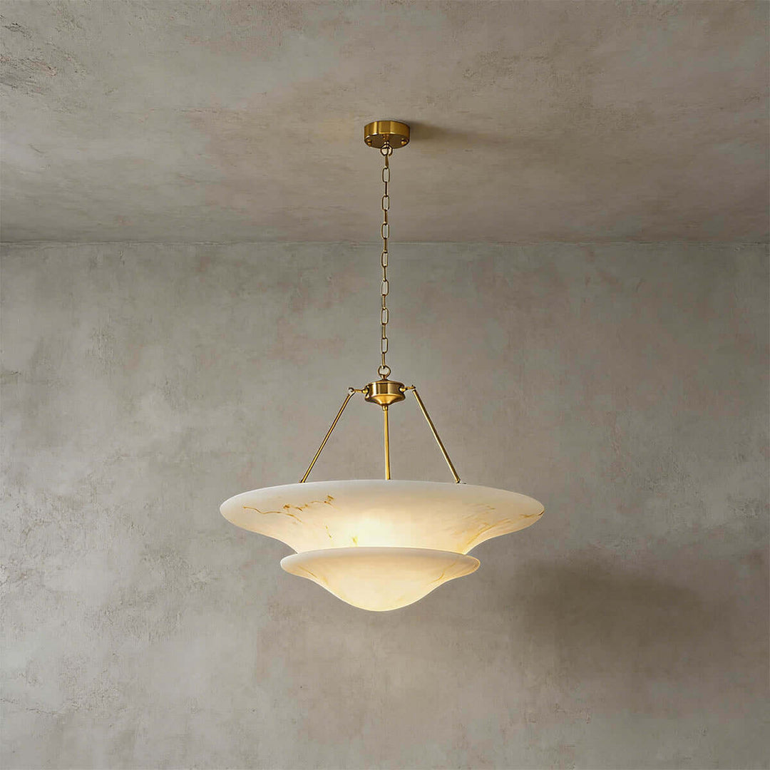 Kivora Chandelier - Modern Art Deco Resin Light Fixture