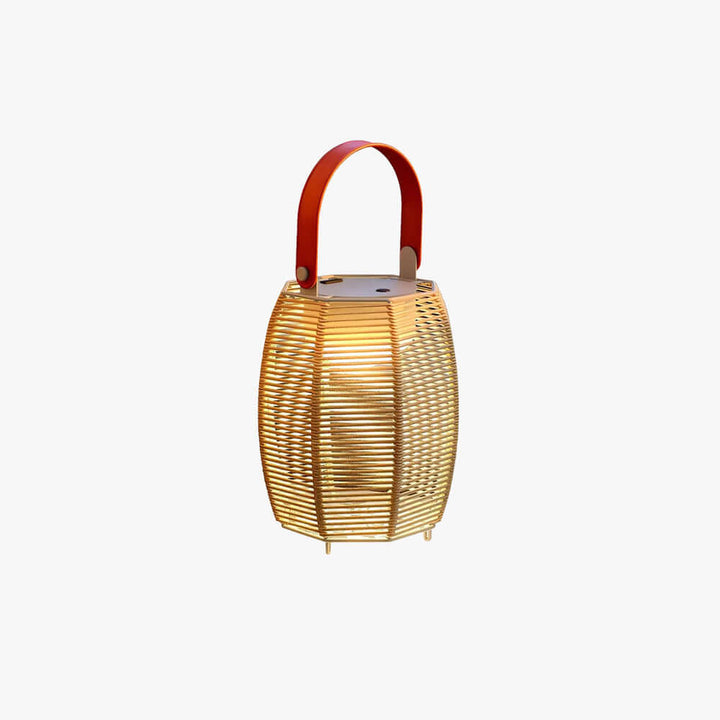 Kivora LED Outdoor Light - Portable Rattan Solar Outdoor Lamp