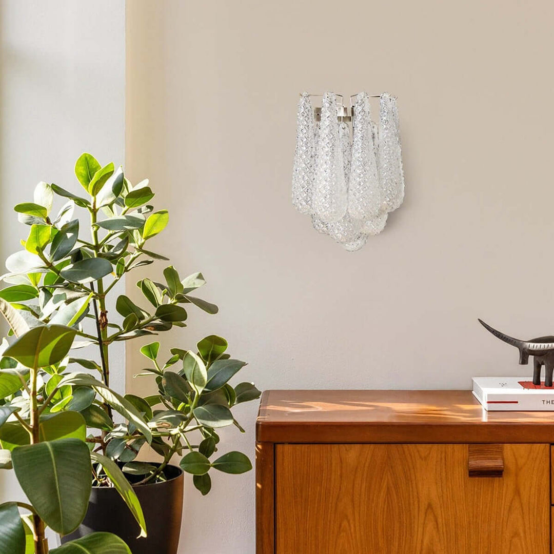 Korelyn Wall Lamp – Mid-Century Murano Glass Aisle Lamp