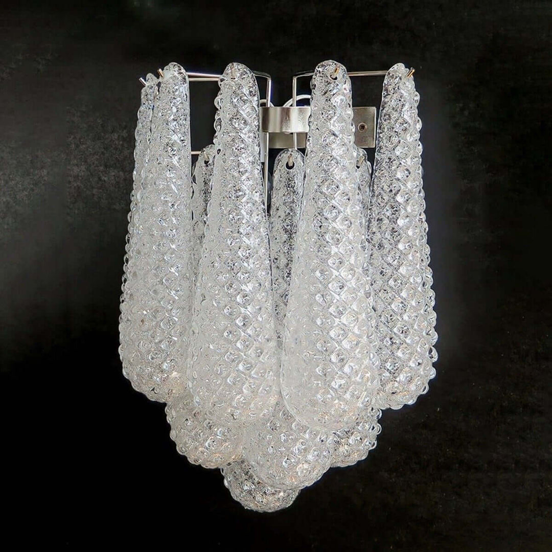 Korelyn Wall Lamp – Mid-Century Murano Glass Aisle Lamp