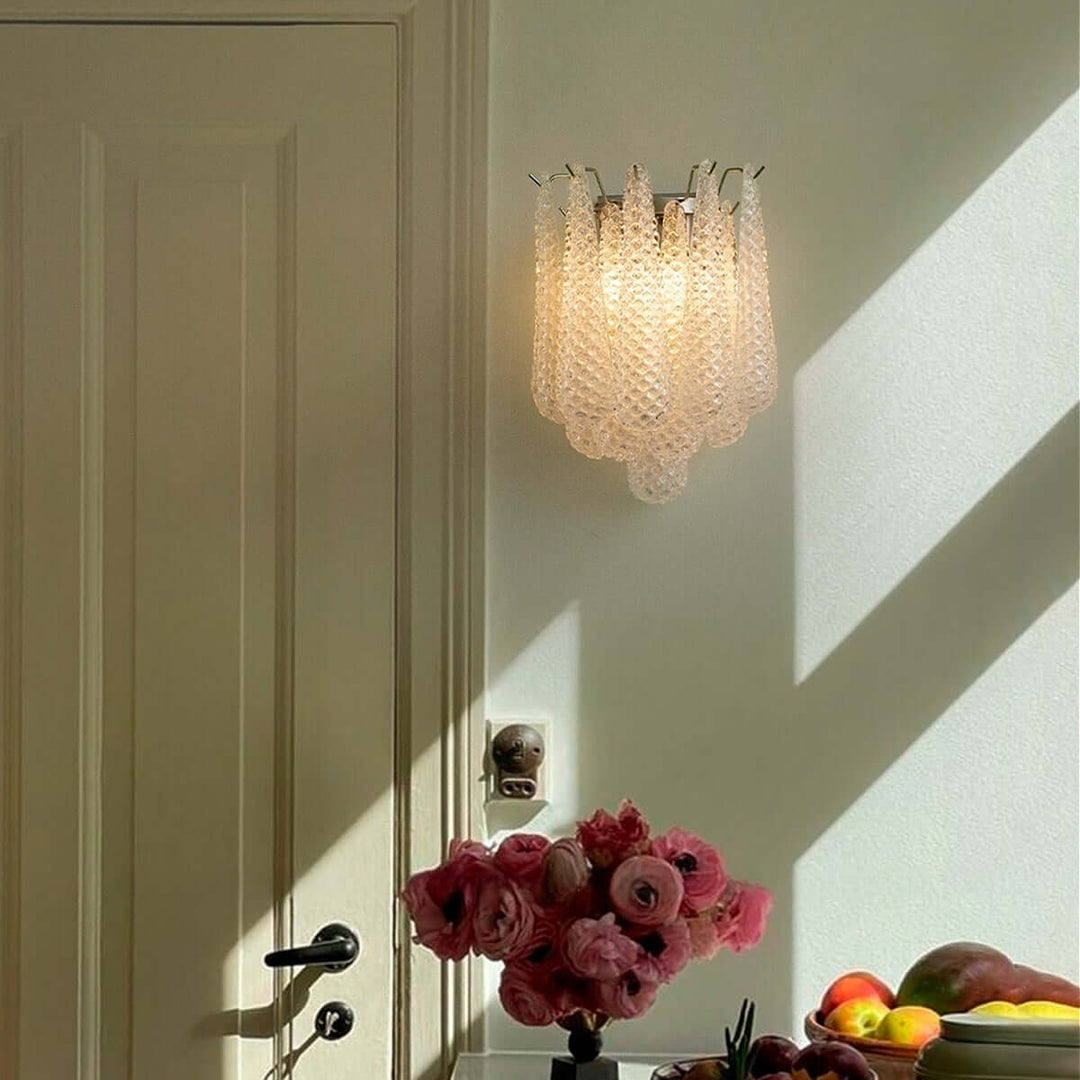 Korelyn Wall Lamp – Mid-Century Murano Glass Aisle Lamp