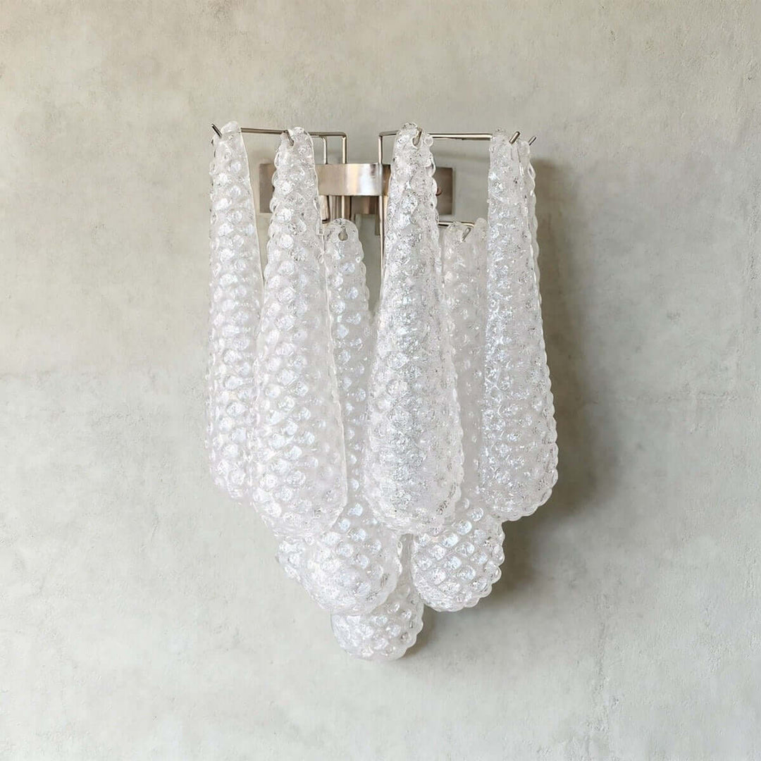 Korelyn Wall Lamp – Mid-Century Murano Glass Aisle Lamp