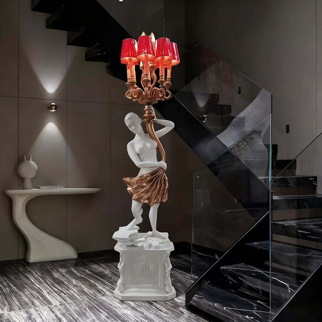 Krylon Sculpture Floor Lamp – Living Room Art Deco Floor Lamp