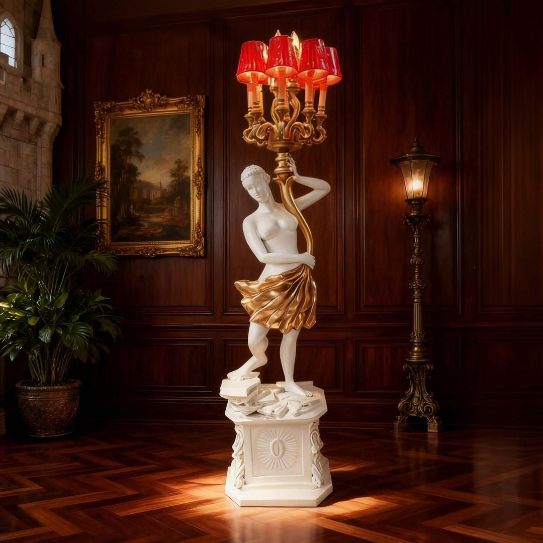 Krylon Sculpture Floor Lamp – Living Room Art Deco Floor Lamp