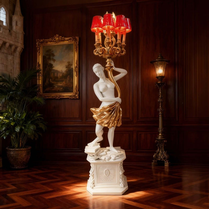 Krylon Sculpture Floor Lamp – Living Room Art Deco Floor Lamp