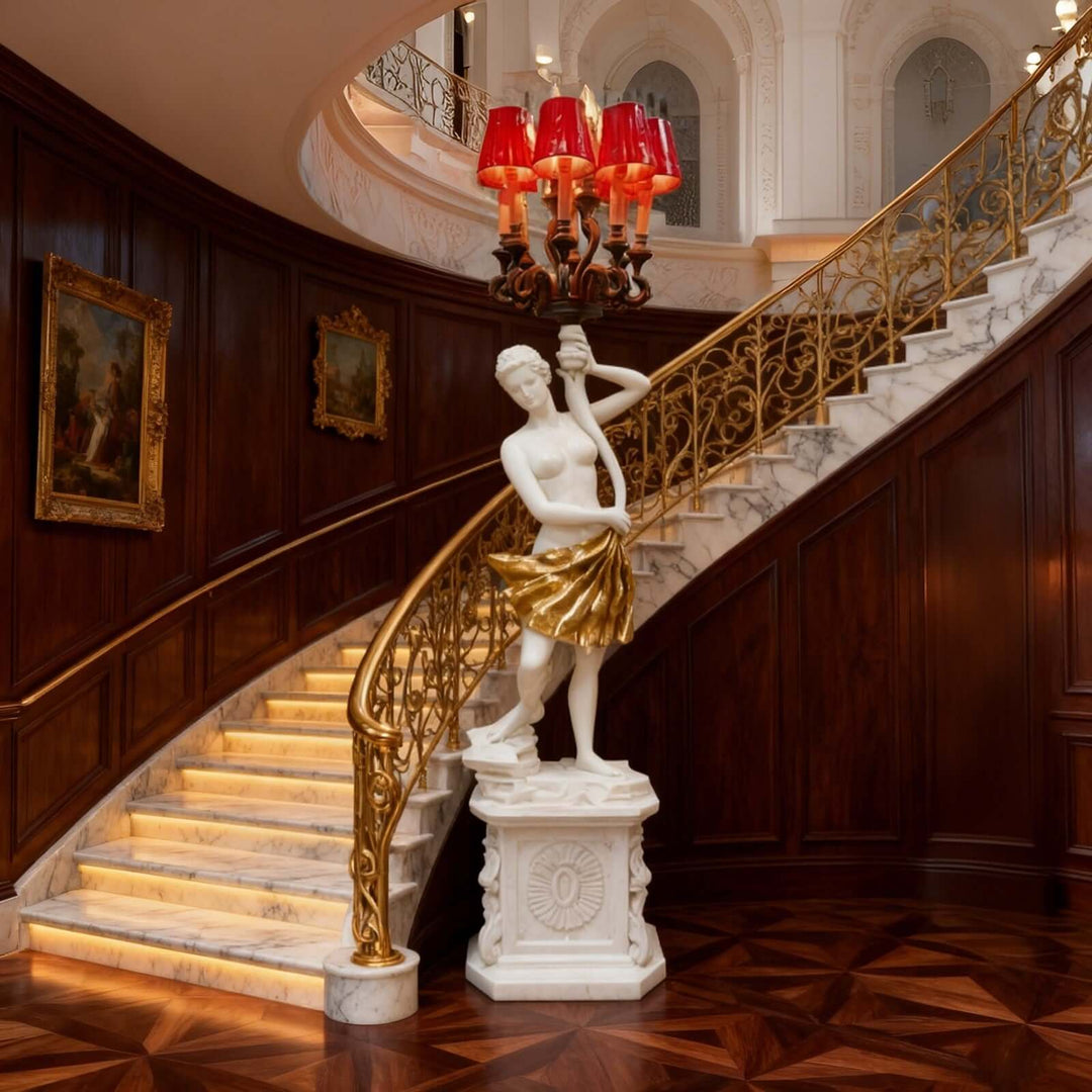 Krylon Sculpture Floor Lamp – Living Room Art Deco Floor Lamp