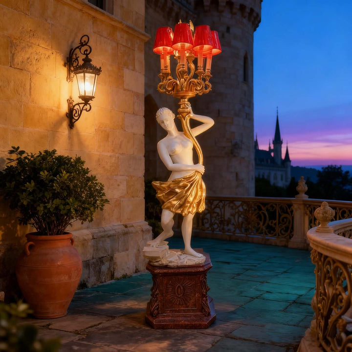 Krylon Sculpture Floor Lamp – Living Room Art Deco Floor Lamp