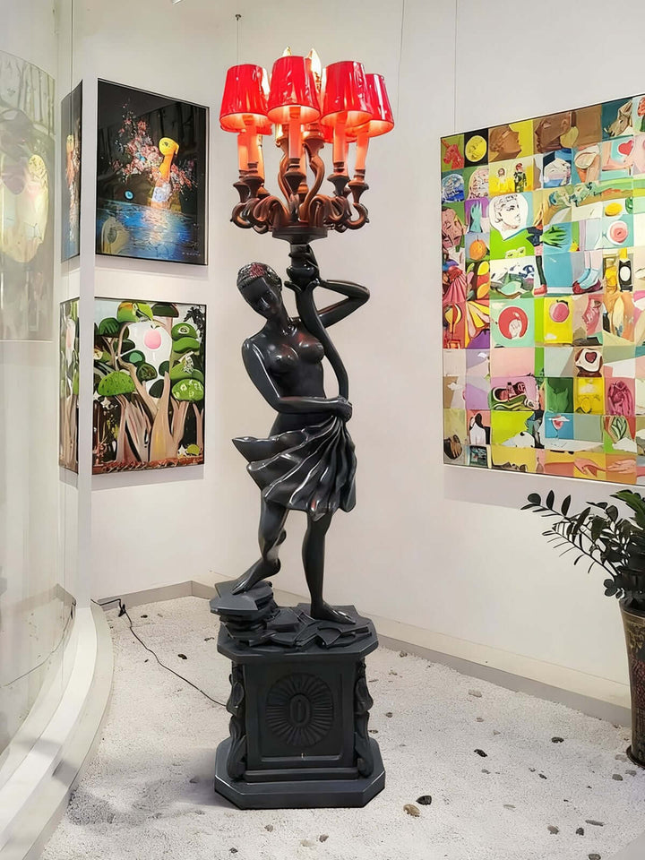 Krylon Sculpture Floor Lamp – Living Room Art Deco Floor Lamp