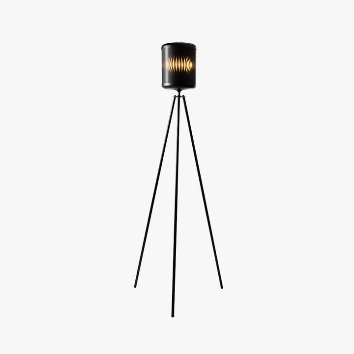 Kumro Floor Lamp – Minimalist Fabric Tripod Floor Lamp