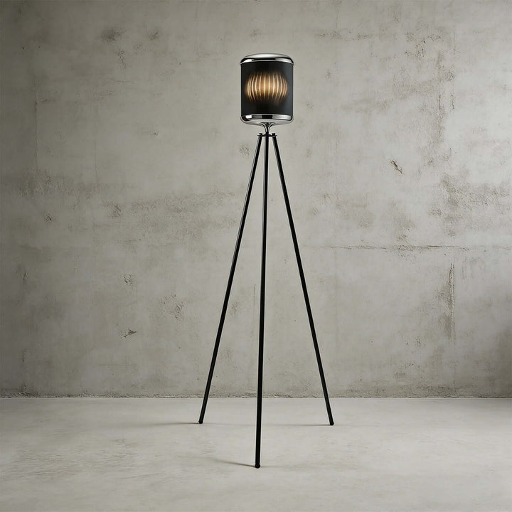 Kumro Floor Lamp – Minimalist Fabric Tripod Floor Lamp