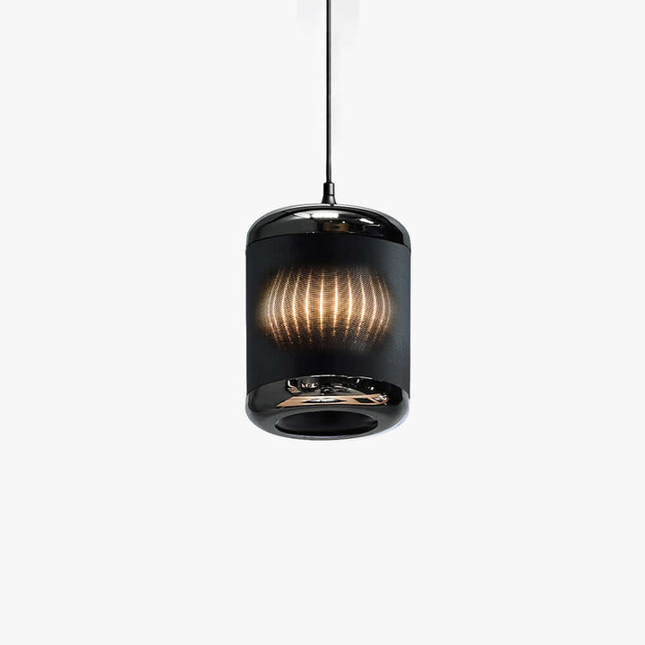 Kumro Pendant Light – Modern Minimalist Fabric Dining Room