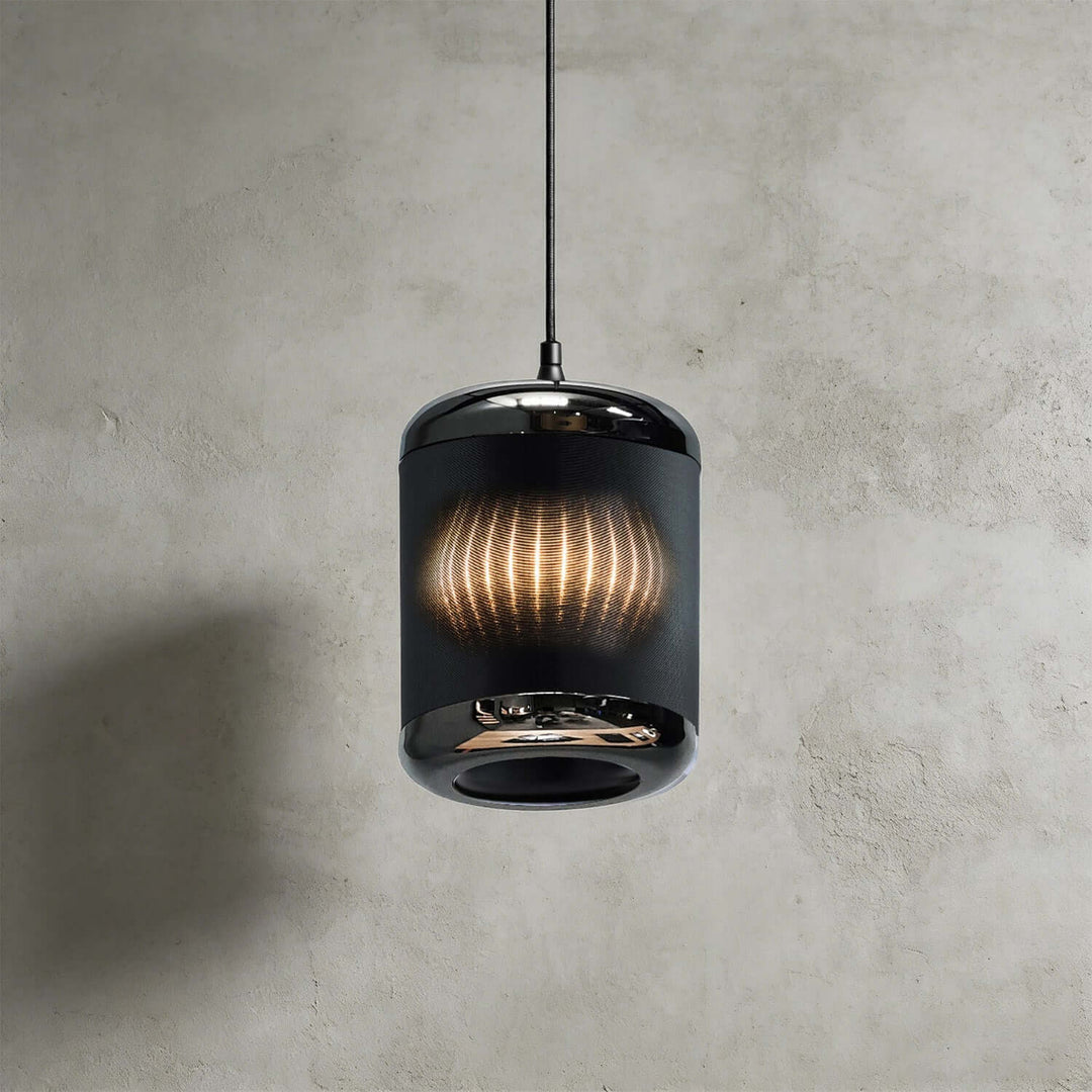 Kumro Pendant Light – Modern Minimalist Fabric Dining Room